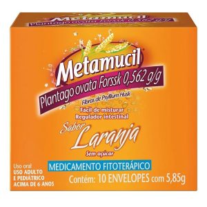 Metamucil 0.562g/g Pó para Solução Oral - 10 Envelopes com 5.85 g
