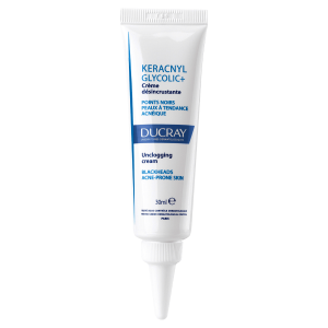 Creme Facial Keracnyl Glycolic+ Cuidado Reparador Pele com Tendência Acneica 30mL
