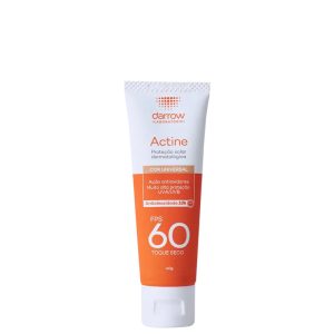 Protetor Solar Facial FPS 60 Darrow Actine Antioleosidade Cor Universal 40g