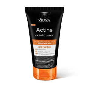 Gel de Limpeza Esfoliante Darrow Actine Carvão Detox 100g