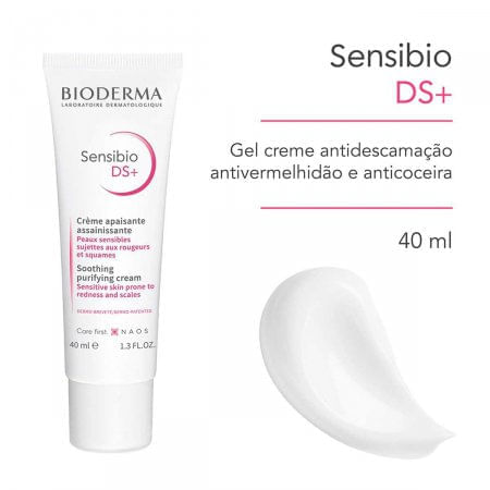 Sensibio DS + Bioderma Gel Antidescamação 40mL