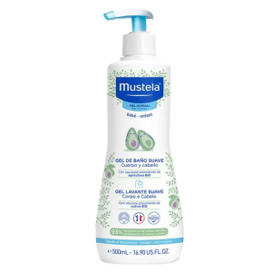 Mustela Gel de Banho Bebê Suave Corpo e Cabelo 500ml