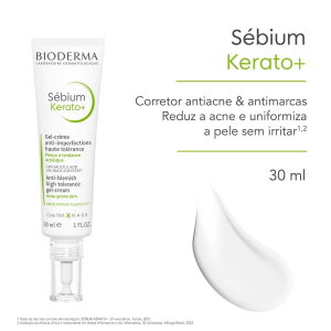 Sébium Kerato+ Antiacne e Antimarcas Gel Creme - Frasco com 30mL