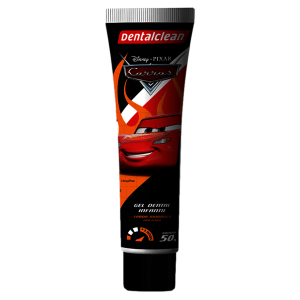 Dentalclean Gel Dental Infatil Carros Sabor Morango 50g