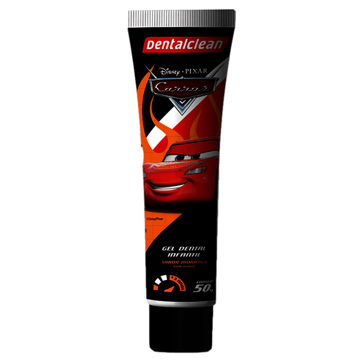 Dentalclean Gel Dental Infatil Carros Sabor Morango 50g