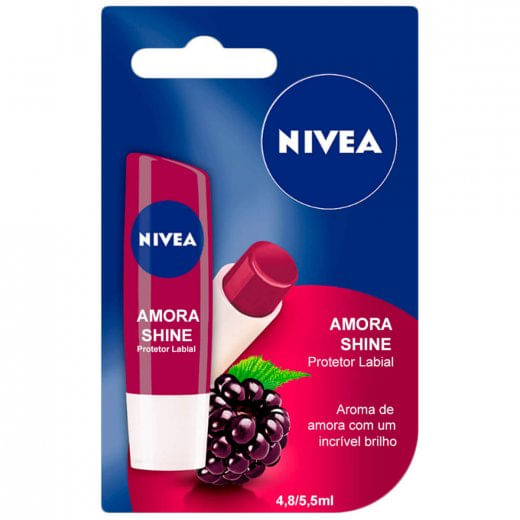 Protetor Labial Nivea Shine Amora Shine 4,8g