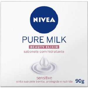 Sabonete em Barra Nivea Pure Milk Sensitive 90g