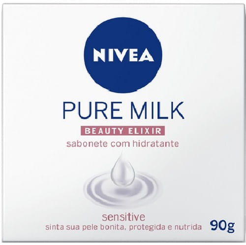 Sabonete em Barra Nivea Pure Milk Sensitive 90g