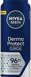 Desodorante Nivea Men Clinical Derma Protect Masculino Aerosol Antitranspirante 150mL