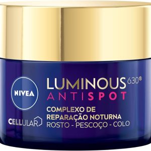 Hidratante Facial Nivea Luminous 630 Antispot Complexo de Reparação Noturna 50g