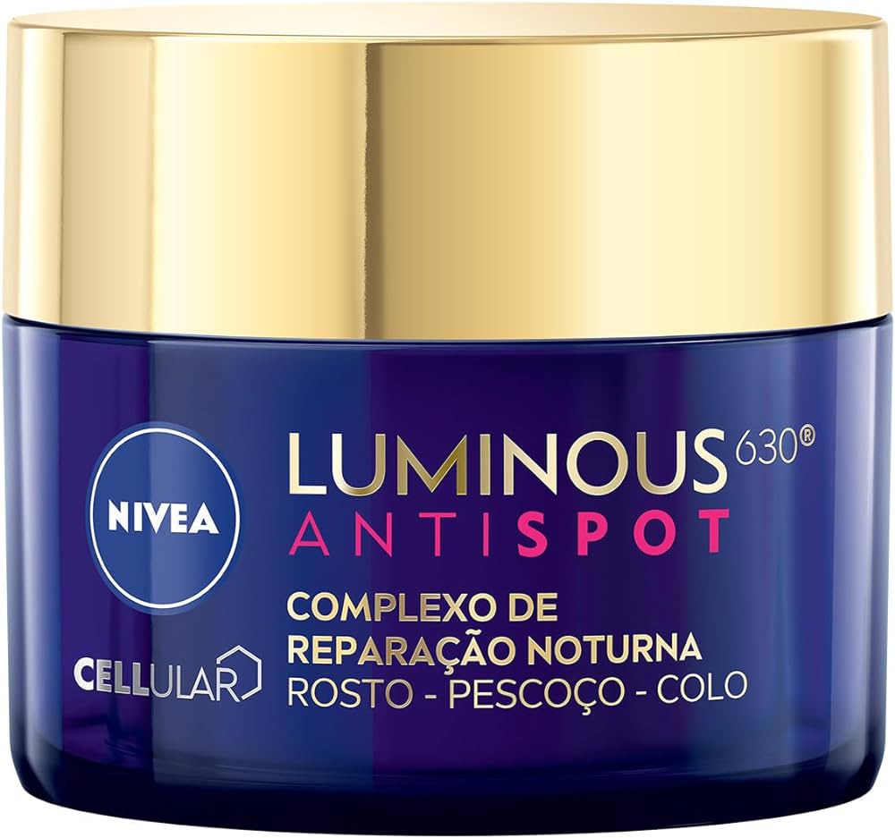 Hidratante Facial Nivea Luminous 630 Antispot Complexo de Reparação Noturna 50g