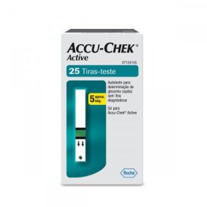 Tiras Medidoras de Glicose Accu-Chek Active 50 Unidades