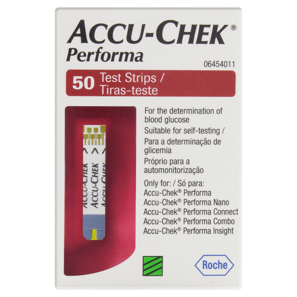 Tiras Medidoras de Glicose Accu-Chek Performa 50 Unidade