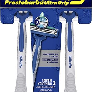 Aparelho de Barbear Gillette Prestobarba Ultragrip 3 2 Unidades
