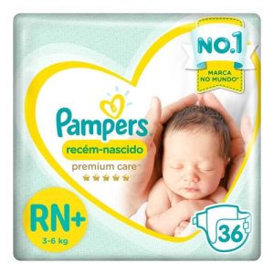 Fralda Pampers Premium Care Rn 36 Unidades