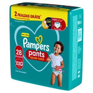 Fralda Pampers Pants Ajuste Total XXG 28 Unidades