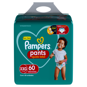 Fralda Pampers Pants Ajuste Total XXG 60 Unidades