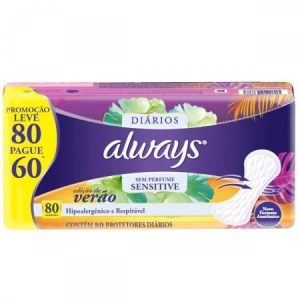 Protetor Diario Always Sem Perfume Leve 80 Pague 60
