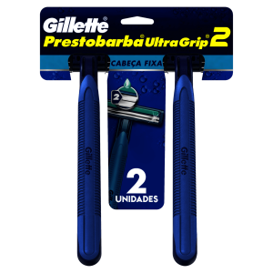Gillette Prestobarba Ultragrip Fixo Aparelho de Barbear 2 Unidades