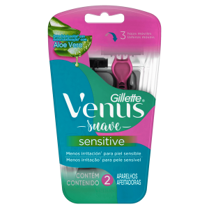 Gillette Venus Suave Sensitive Aparelho Depilatório 2 Unidades