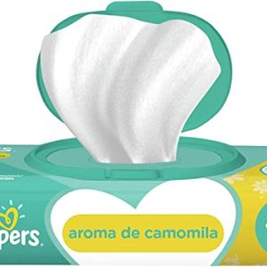 Lenço Umedecido Camomila Suave Pampers Pacote 48 Unidades