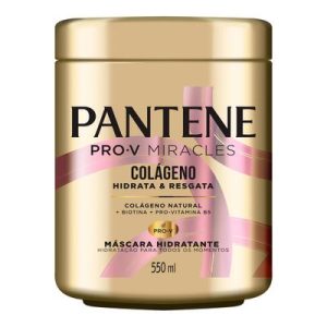 Máscara Hidratante Pantene Colágeno Hidrata & Resgata com 550ml