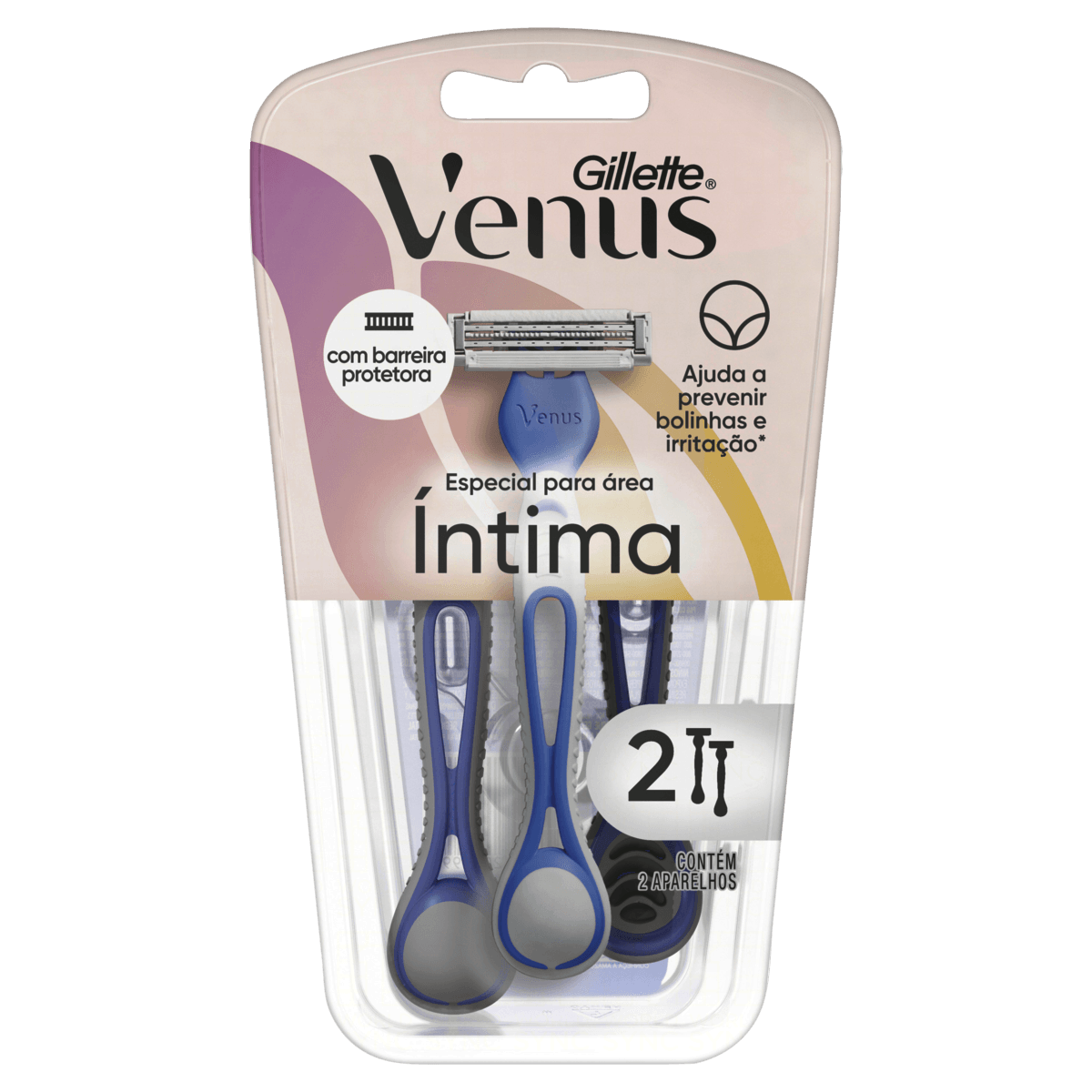 Gillette Venus Íntima Aparelho Depilatório 2 Unidades