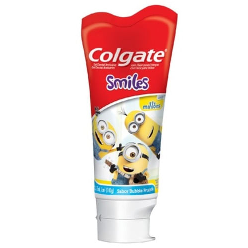 Pasta de Dente Infantil Colgate Smiles Minions Bubble Fruit 100g