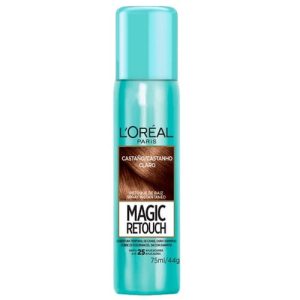 Spary Retoque De Raiz L'oréal Paris Magic Retouch Castanho Claro 75mL