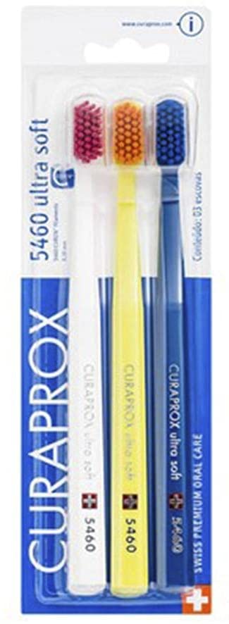 Escova De Dente Curaprox Ultra Soft 5460 Com 3 Unidades