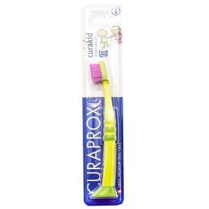Escova Dental Infantil Curaprox Curakid 0 a 6 anos, super macia, sortida com 1 unidade