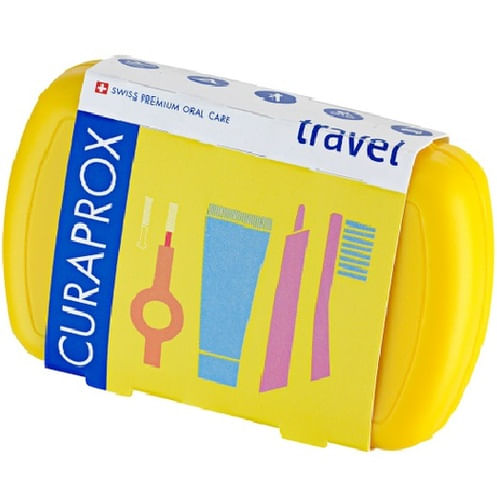 Kit Para Viagem Curaprox Travel Set Ultrasoft 4 Itens