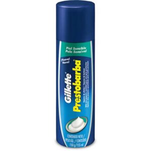 Espuma de Barbear Gillette Prestobarba Para Pele Sensível 150g