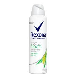 Rexona Motion Sense Stay Fresh Bamboo e Aloe Vera Desodorante Aerosol 150mL