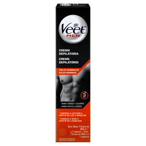 Veet For Men Creme Depilatório Masculino para Peito e Costas 200ml