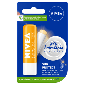 Protetor Labial FPS30 Nivea Sun Protect 4,8G