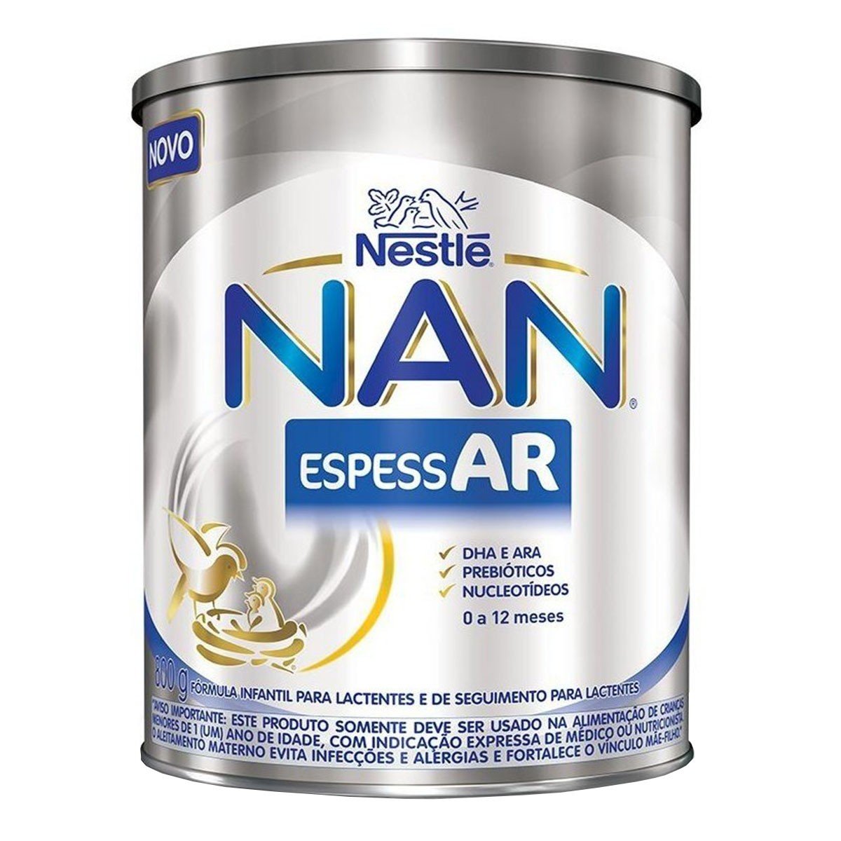 Fórmula Infantil NAN EspessAR Nestlé 0 a 12 meses 800g