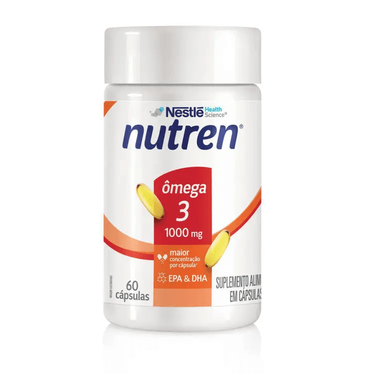 Ômega 3 1000mg Nutren 60 Cápsulas
