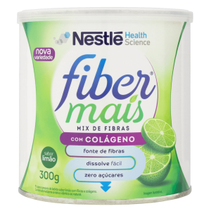 Fibermais Mix de Fibras Sabor Limão Lata 300G