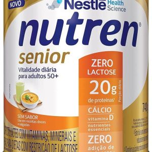 Nutren Senior sem Sabor Zero Lactose Lata 740g