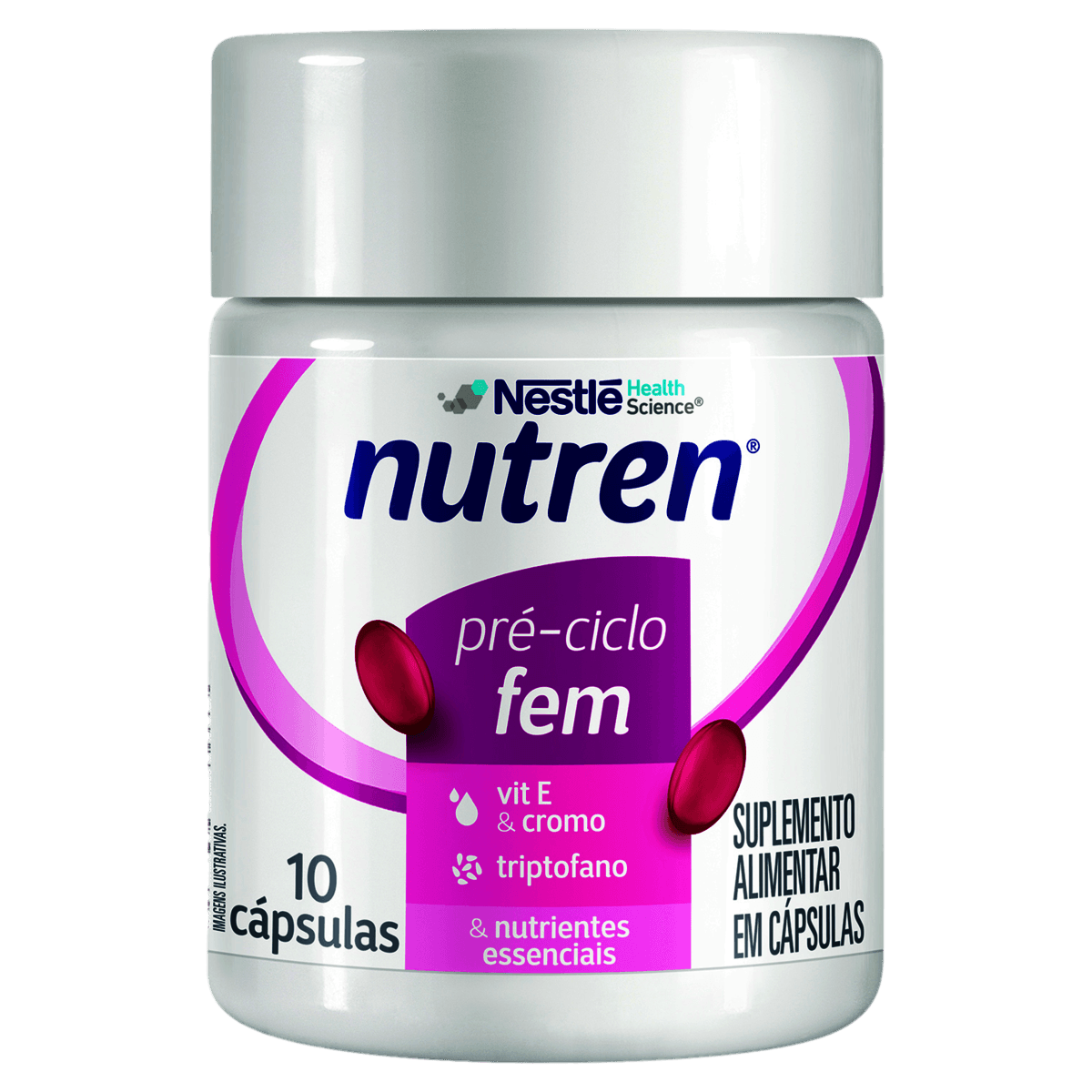 Nutren Pré-Ciclo Fem 10 Cápsulas