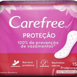 Protetor Diario Carefree Neutralize Sem Perfume com 15 Unidades