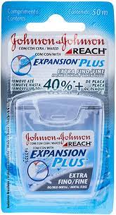 Fio Dental Johnson & Johnson Reach Expansion Plus Extra Fino, 50m