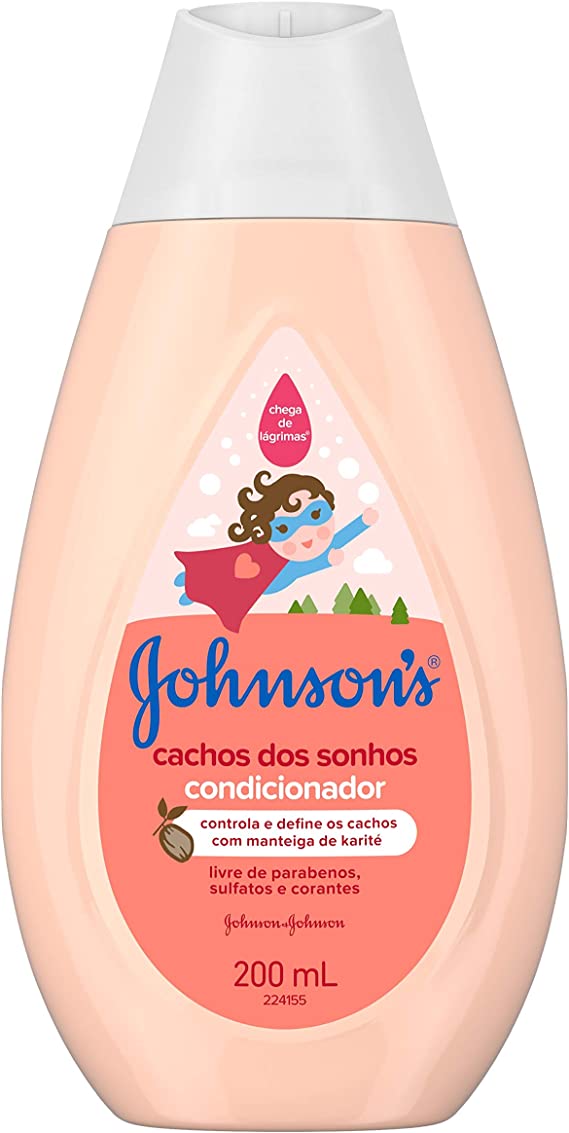 Condicionador Johnsons Baby Cabelos Cacheados 200mL