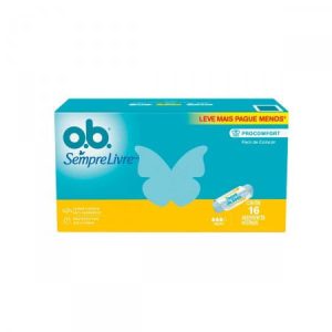 Absorvente Interno O.B. Procomfort Medio 16 Unidades