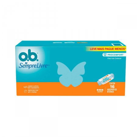 Absorvente Interno O.B. Procomfort Super 16 Unidades