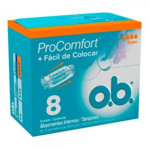 Absorvente Interno O.B. Procomfort Super 8 Unidades