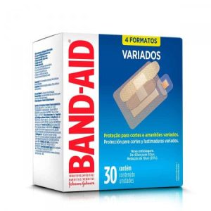 Curativos Band-Aid Transparente Formatos Variados 30 Unidades