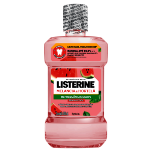 Enxaguante Bucal Listerine Melancia & Hortelã Sem Álcool 500mL