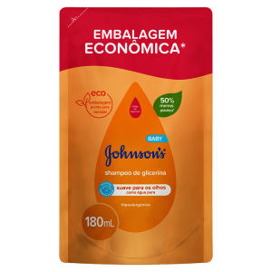 Refil Shampoo Johnson's Baby 180mL